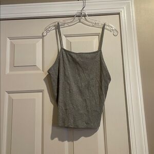 American Eagle Outfitters Gray Tank Top